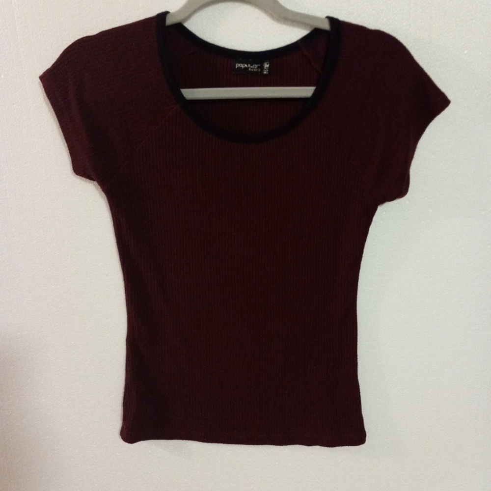 Popular Basics Juniors Shirt Size M
